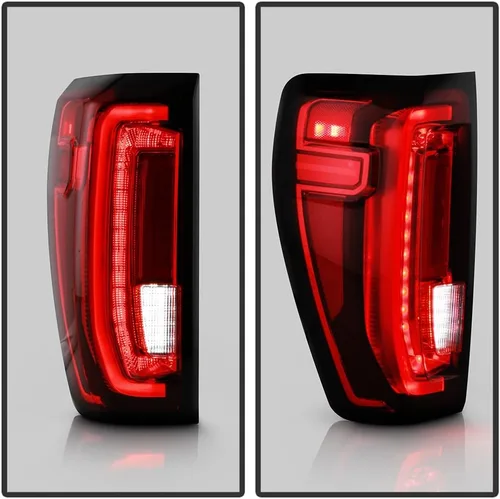 Vista 5 de KEEKPO - Para [tipo LED de fábrica] 2019-2023 GMC Sierra 1500 Luces traseras LED completas de repuesto para luces traseras izquierda+derecha