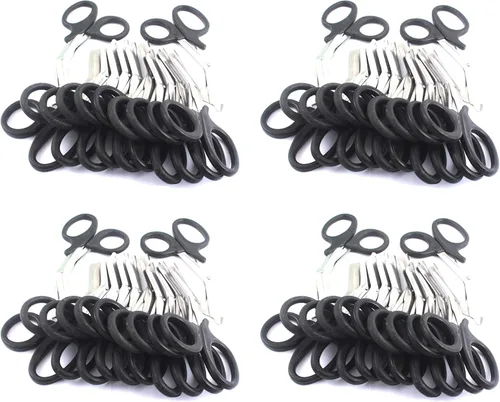 Vista 2 de Utilidad odontomed2011 ® 50 PCS paramédico vendaje de primeros auxilios Acero Inoxidable Trauma EMT EMS Tijeras Tijeras 7,25 "Lo Negro ODM