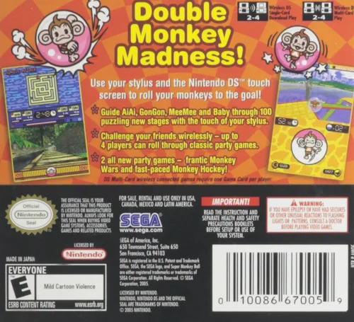 Vista 2 de Super Monkey Ball Touch & Roll (Nintendo DS)