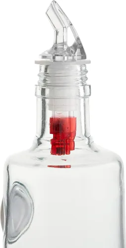 Vista 3 de [1 paquete] Vertedor de botellas de licor medido de 0.75 oz (0.7 fl oz) – Vertedor automático de botellas con cuello, sin grietas, sin fugas