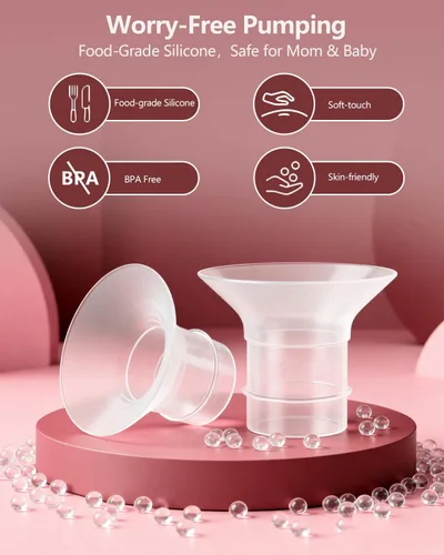 Vista 5 de 10 piezas de inserción de brida 13/15/17/19/21 * 2 piezas compatibles con Momcozy Air 1/W1/M9/M6/M5/V1 Pro/V2 Pro