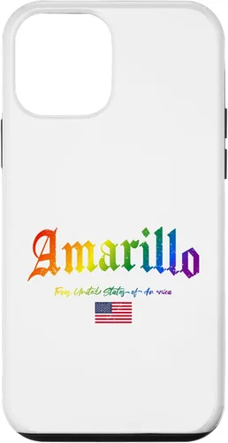 Vista 16 de iPhone 16 Amarillo Gothic Design Lgbtqai+ rainbow Version Case