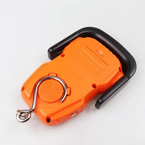 Vista 4 de Báscula de pesca, máx. 110 libras110.2lbs, balanza de equipaje retroiluminada, pantalla LCD portátil, equilibrio electrónico digital, balanza