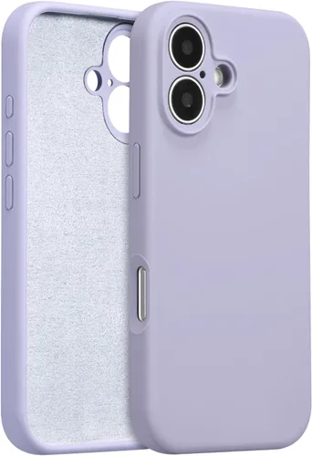 Vista 104 de Funda de silicona para iPhone Air, con [protección completa de la cámara] [forro de microfibra suave antiarañazos], funda de silicona líquida ultra