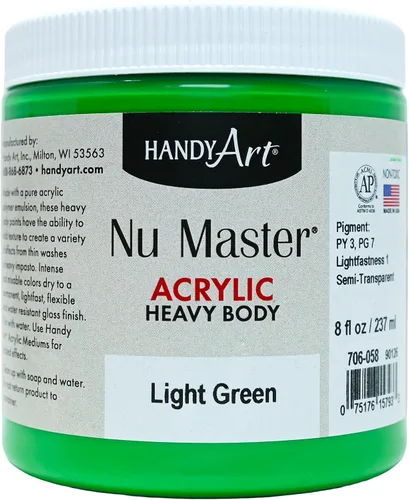 Vista 5 de Handy Art Nu Master - Pintura acrílica de cuerpo pesado, 8 onzas, carmesí Alizarin