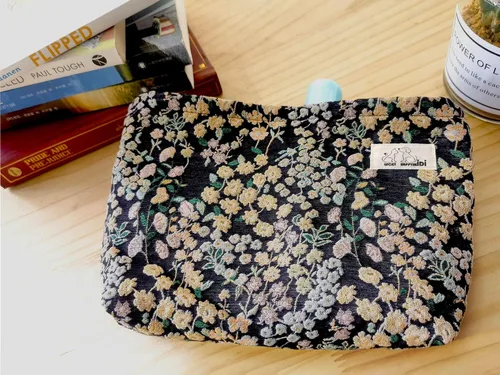 Vista 3 de HAPPYHEIDI - Bolsa de maquillaje grande para viajes, bolsa para cosméticos