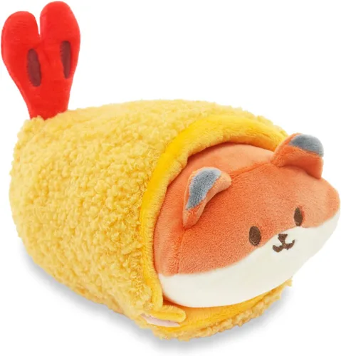 Vista 20 de Anirollz Puppiroll de peluche en atuendo de burrito – Animal de peluche Kawaii con disfraz extraíble – Lindo juguete de peluche blandito, regalo
