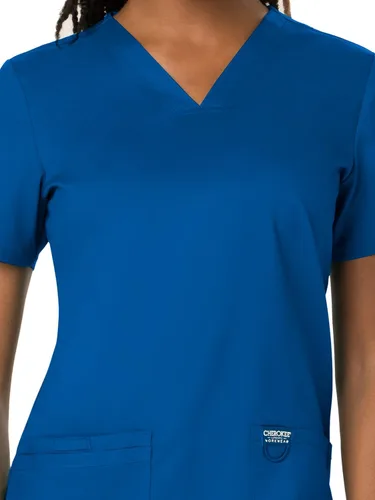 Vista 3 de Workwear Revolution Mujeres Scrubs Top V-cuello WW620