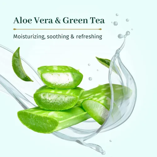Vista 3 de Le Petit Olivier Crema hidratante para manos Express - Aloe Vera y té verde - Hidratación expresa - Sin sensación grasa o pegajosa - La piel es