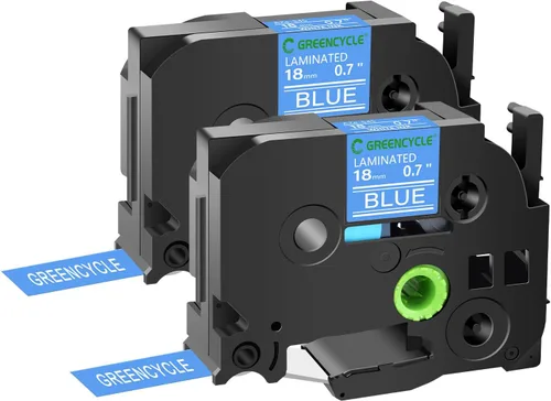 Vista 31 de GREENCYCLE Cinta para etiquetadora Brother P-Touch TZe-831 TZ-831 de 0.472 in 0.47 laminada TZe TZ Gold Tape para PT-D210 PT-D600 PT-H110 PT-1230, 2
