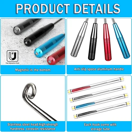 Vista 2 de Fish Hook Remover Tool, Fishing Hook Quick Removal Device, Fishing Gear and Accessories Security Extractor Equipment Kits for Adult, Hook Extractor