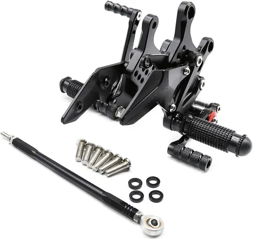 Vista 7 de FXCNC Juego trasero de motocicleta compatible con ZX25R 2020-2022 ZX4R 2023 ZX-4RR 2022-2024 Billet Juego de estriberas traseras totalmente