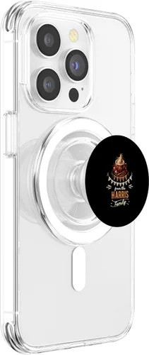 Vista 3 de Harris Family Christmas Costume Hot Chocolate Matching Party PopSockets MagSafe PopGrip for iPhone