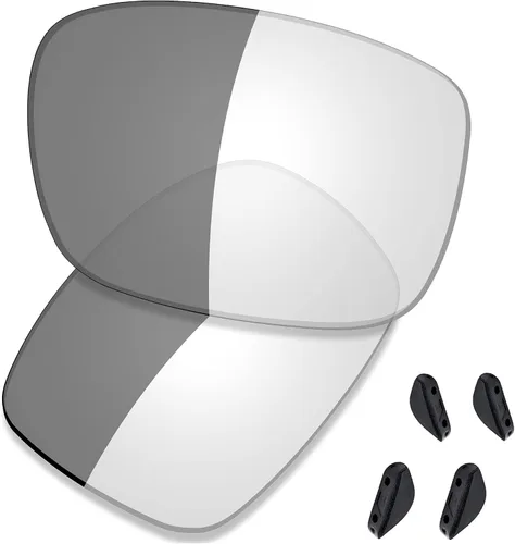 Vista 23 de SAUCER Lentes y almohadillas de nariz de repuesto prémium para Oakley Drop Point OO9367 Protección UV400, antiarañazos, ajuste preciso polarizado
