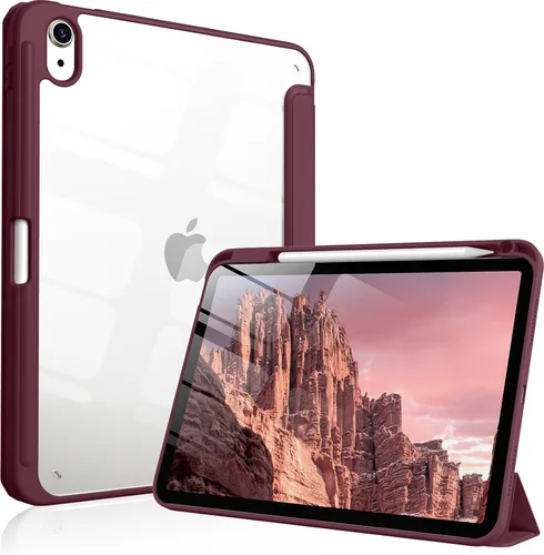 Vista 18 de Funda para iPad (A16) de 11ª generación de 11 pulgadas 2025, funda para iPad de 10.9 pulgadas 2022 con soporte para lápices, funda a prueba de Negro