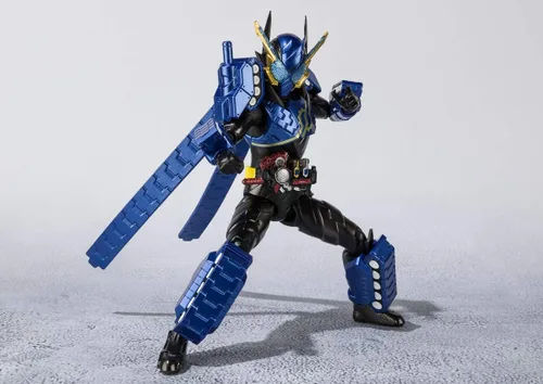 Vista 4 de Bandai Tamashii Nations S.H. Figuarts Kamen Rider Build Tank Tank Forma "Kamen Rider Build" Figura de acción