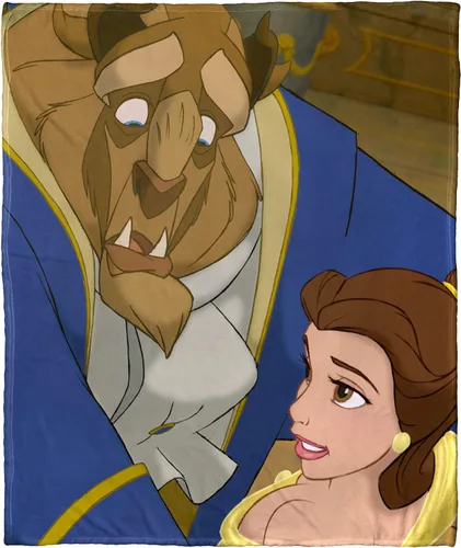 Vista 26 de Northwest Aladdin - Manta de seda táctil, 50 x 60 pulgadas, Aladdin y Jasmine