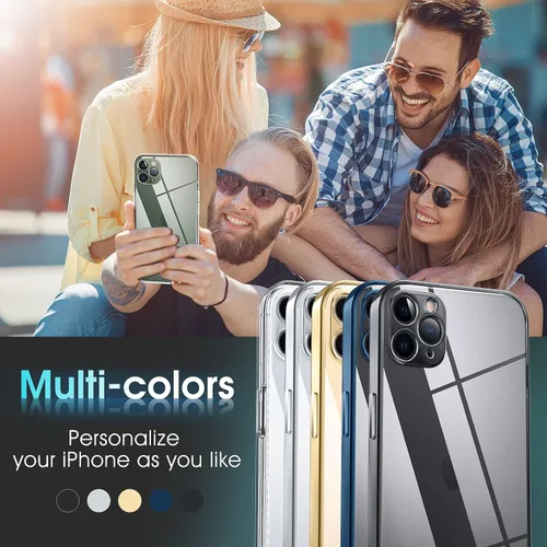 Vista 714 de Supdeal Funda cristalina transparente para iPhone 11, [No se amarillea] [Protección de la cámara] [Probado contra caídas de grado militar] Funda