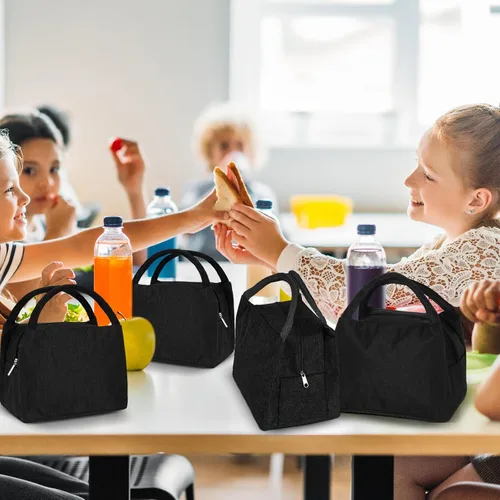 Vista 7 de Chunful 24 bolsas de almuerzo reutilizables con aislamiento a granel, bolsas de almuerzo reutilizables a prueba de fugas con interior de papel