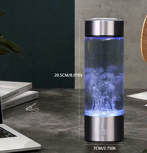 Vista 6 de Generador de agua de hidrógeno -2L de gran capacidad con temperatura constante y limpieza inteligente Máquina de agua rica en hidrógeno (1500PPB)