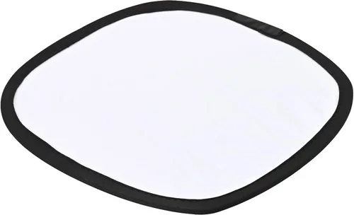 Vista 2 de lightdow 12 x 12 pulgadas (30 x 30 cm) tarjeta de balance de blancos 18% gris Reflector de referencia Gris con bolsa de transporte [versión plegada]