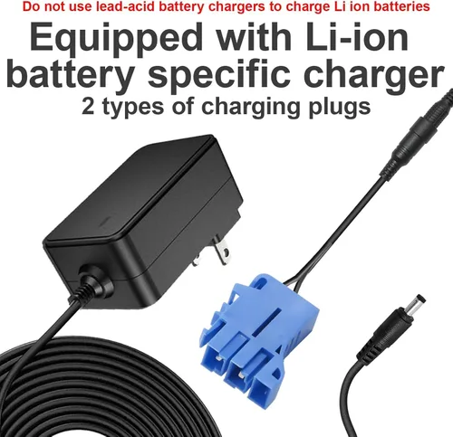 Vista 5 de Batería de repuesto de 6V 5Ah para Peg Perego 3-Pin conector niños paseo