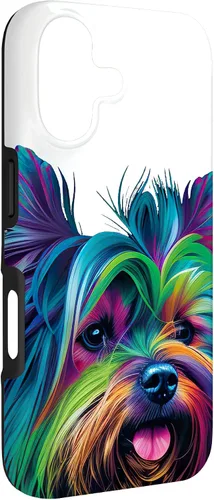 Vista 3 de Yorkie Pop Art Yorkshire Terrier Dog Lovers Yorkie Mom Dad Case for iPhone 17