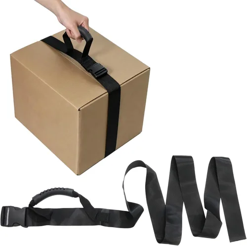 Vista 8 de 5 piezas de correas de amarre negras de nylon de 1" x 39.37" (3.28 pies) Correas ajustables con hebillas de bloqueo de leva de alta resistencia Negro
