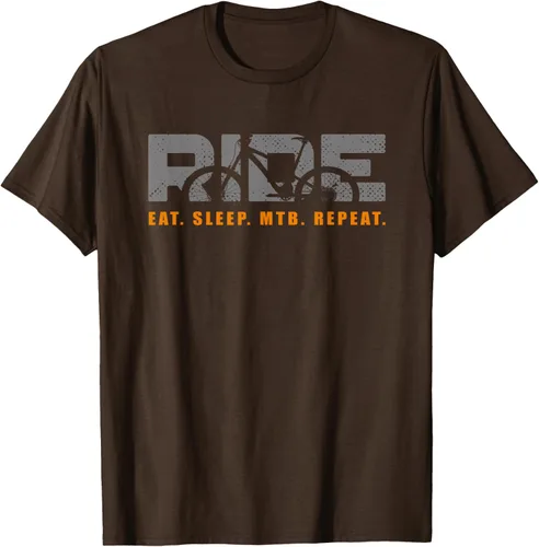 Vista 7 de Bicicleta de montaña - Camiseta MTB vintage Negro