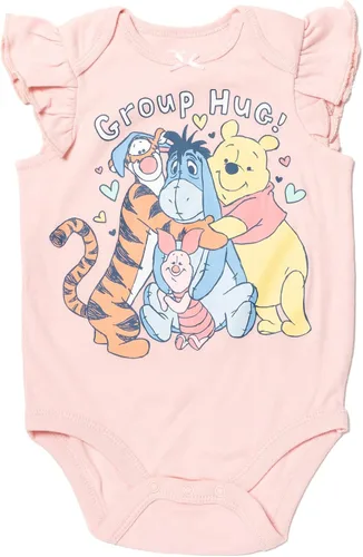 Vista 4 de Disney Classics The Aristocats Lion King Winnie the Pooh Pixar Toy Story - Paquete de 5 mamelucos para recién nacidos a bebés