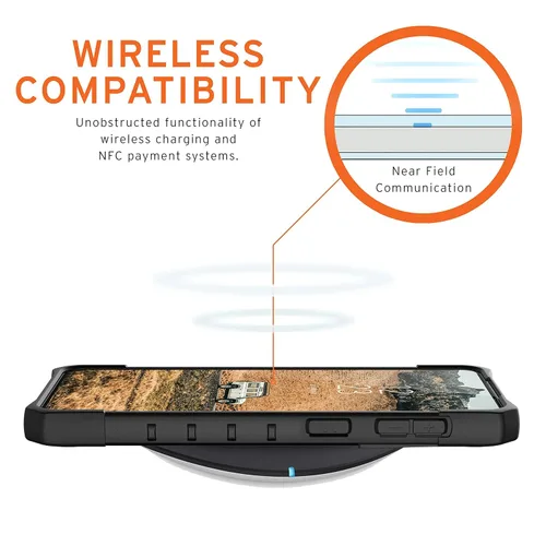 Vista 11 de URBAN ARMOR GEAR UAG - Funda protectora diseñada para Samsung Galaxy S21 Plus, color negro, resistente, ligera, delgada, a prueba de golpes