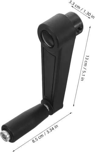Vista 8 de Foldable Swivel Lathe Crank Handle Black for Milling Machine