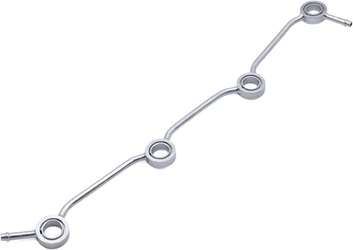 Vista 2 de Tubo de desbordamiento de retorno de combustible de 4 cilindros compatible con Kubota 03 series V1903 V2003T V2203 V2403 Indirecto Inject Engine
