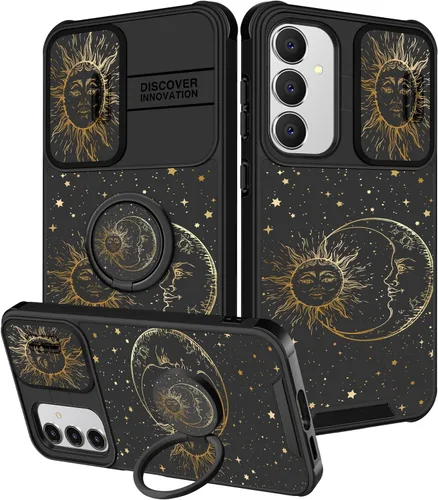 Vista 103 de Funda 2 en 1 para Samsung Galaxy S23 Ultra Flamingo para mujeres y niñas, diseño femenino de flamencos con cubierta deslizante para cámara y soporte