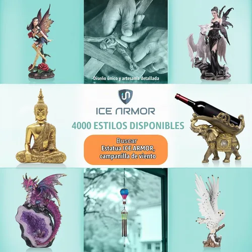 Vista 2 de ICE ARMOR 12" H Inmaculada Concepción Virgen María con ángeles Santa Figura Decoración Religiosa