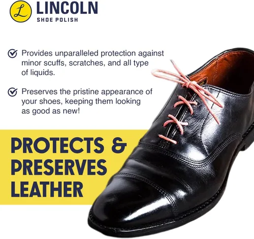 Vista 5 de Lincoln Cera para pulir zapatos - 2-1/8 oz Fabricado en Estados Unidos desde 1925