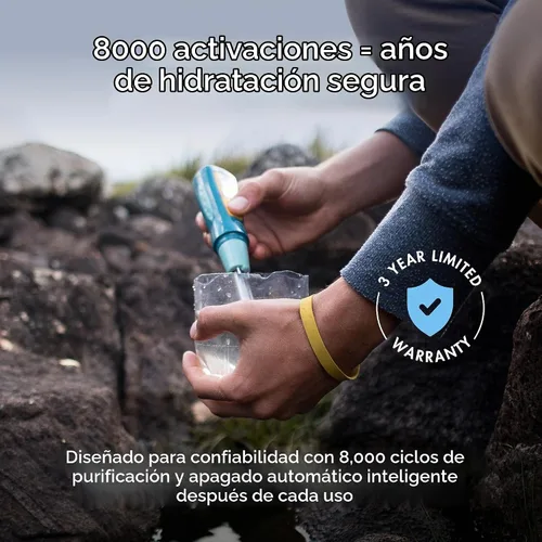 Vista 5 de SteriPen Purificador de agua ultra UV, recargable por USB