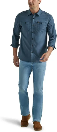 Vista 3 de Lee Camisa de franela de movimiento extremo para hombre