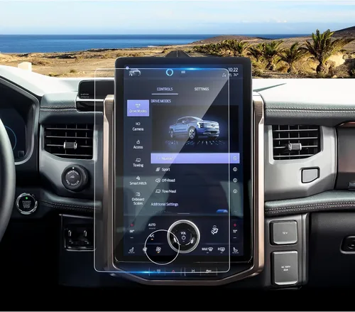 Vista 8 de Protector de pantalla Expedition 2022 2023 2024 para Ford Expedition (XL STX/XLT/Limited/Timberline) Pantalla táctil SYNC4 de 12 pulgadas, vidrio