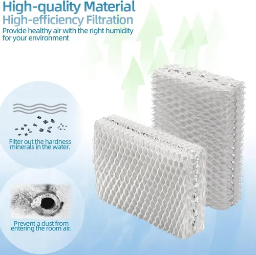Vista 4 de Alocs WF813 - Filtro humidificador de repuesto para Relion - RCM832 RCM-832N Procare PCWF813 Protec WF813 Equate EQ-2119-UL EQWF813 Filtros de mecha