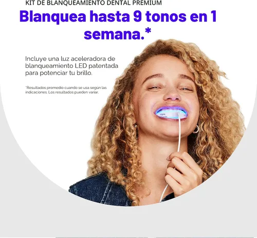 Vista 3 de SmileDirectClub Kit de blanqueamiento dental con luz LED, paquete de 4 bolígrafos de gel, peróxido de hidrógeno de fuerza profesional