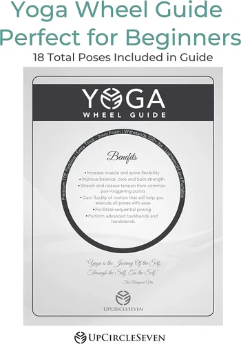 Vista 7 de UpCircleSeven Juego de ruedas de yoga, rueda de apoyo de yoga más fuerte y cómoda, paquete de 3 para dolor de espalda y estiramiento