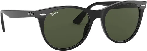Vista 10 de Ray-Ban Gafas de sol redondas fotocromáticas Wayfarer Ii Evolve RB2185 para hombre Negro/G-15 Verde