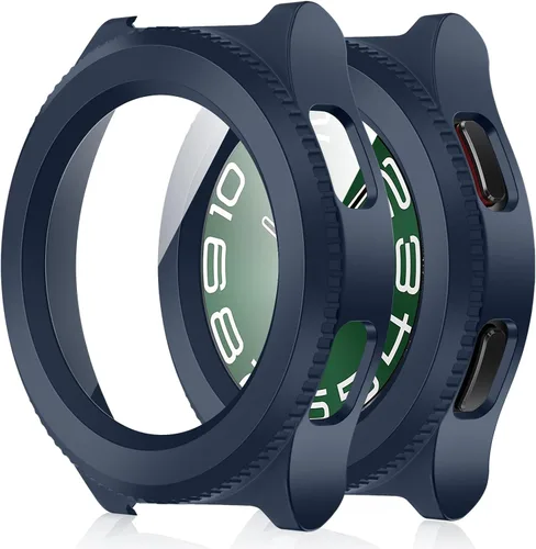 Vista 30 de Amizee Paquete de 2 fundas protectoras de pantalla compatibles con Samsung Galaxy Watch Ultra (2025/2024) de 1.772 pulgadas, con protector de negro