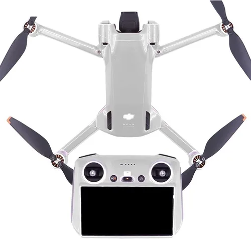 Vista 3 de Mini 3 Pro Drone PVC Skin Dron, cuerpo completo, brazo protector de piel de brazo protector de control remoto, calcomanías para drone para D-ji Mini