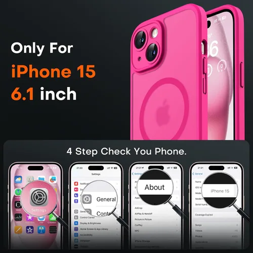 Vista 813 de TOCOL Funda para iPhone 11, compatible con Magsafe, protección completa de cámara, imanes integrados, protección contra caídas, funda translúcida