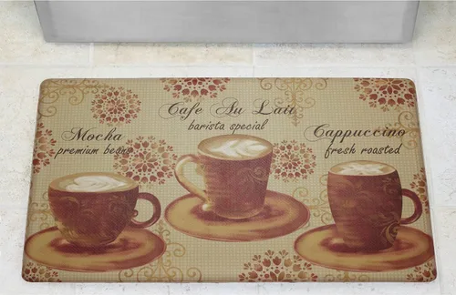 Vista 5 de Chef Gear Cafe Latte Antifatiga Comfort - Alfombrilla de cocina (18 x 30 pulgadas)