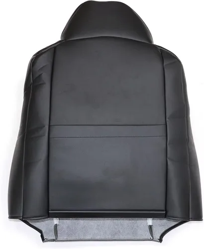 Vista 5 de GXARTS Funda de asiento de cuero de repuesto para parte superior del lado del conductor, color negro, compatible con Ford F-250 F-350 F-450 F-550