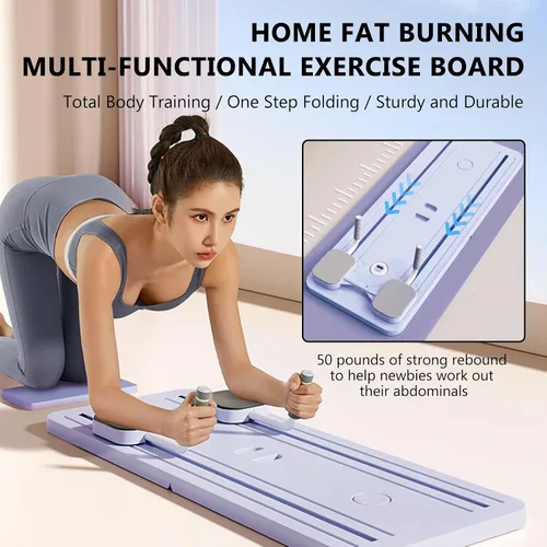 Vista 3 de Pafal Pilates Board, Multifunctional Abdominal Board, Ab Core Trainer, Ab Trainer Machine, Ab Board, Exercise Board, Abs Workout Equipment, Core