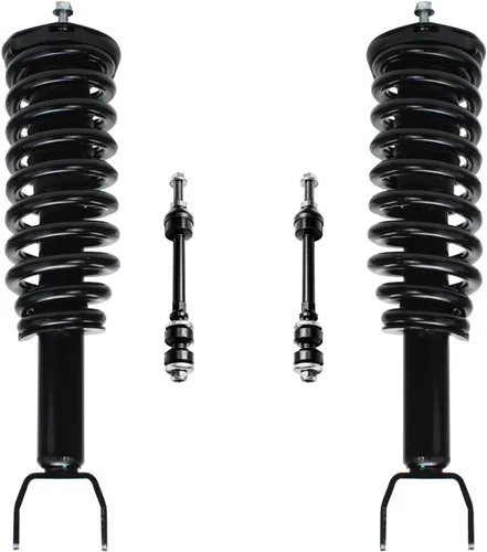 Vista 16 de Detroit Axle - Kit de amortiguadores de 4 puntales para Ford Escape 14-19, 2 puntales delanteros con resorte helicoidal 2 amortiguadores traseros